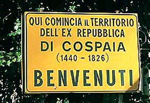 cartello Ex Repubblica Cospaia